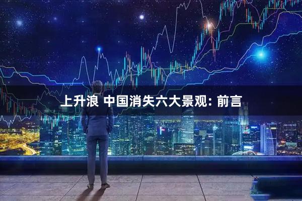 上升浪 中国消失六大景观: 前言